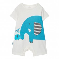 BOBOLI βρεφικό φορμάκι αγόρι 213039-1111 λευκό